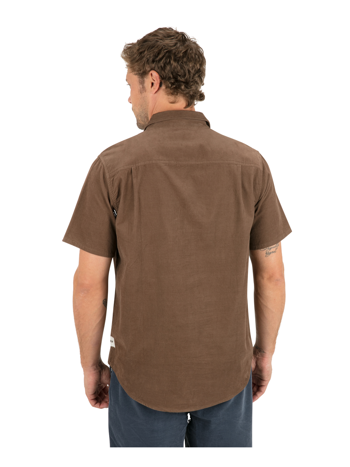 Ward Cord Short Sleeve in Espresso