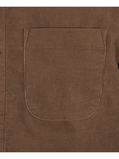 Ward Cord Short Sleeve in Espresso