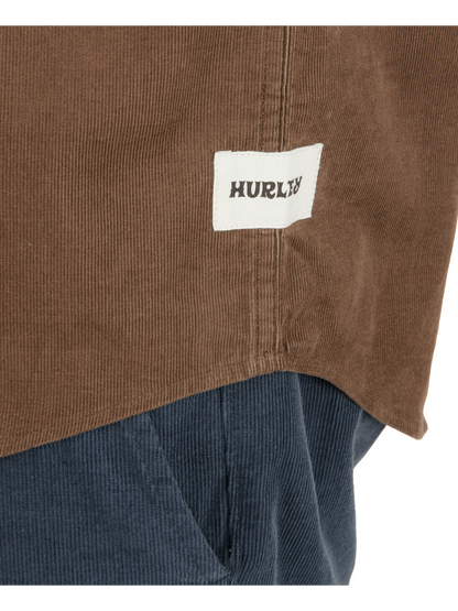 Ward Cord Short Sleeve in Espresso