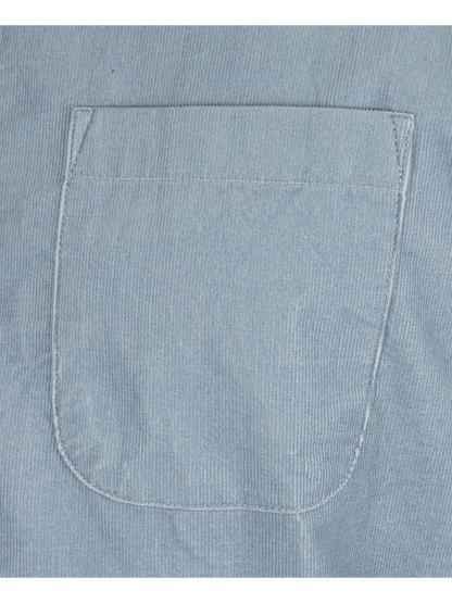Ward Cord Short Sleeve in Worker Blue