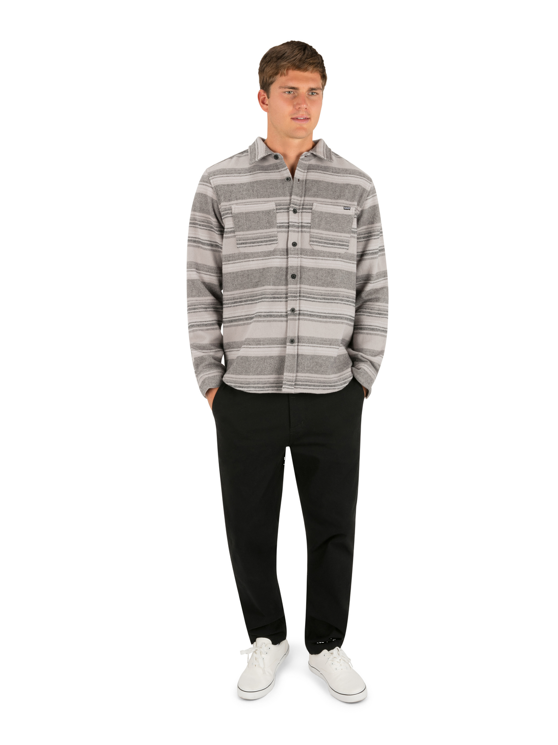 Newberg Flannel Long Sleeve in Particle