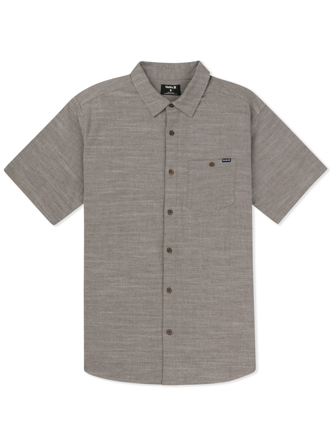 H2O Dri Slub Short Sleeve in Olive Grey