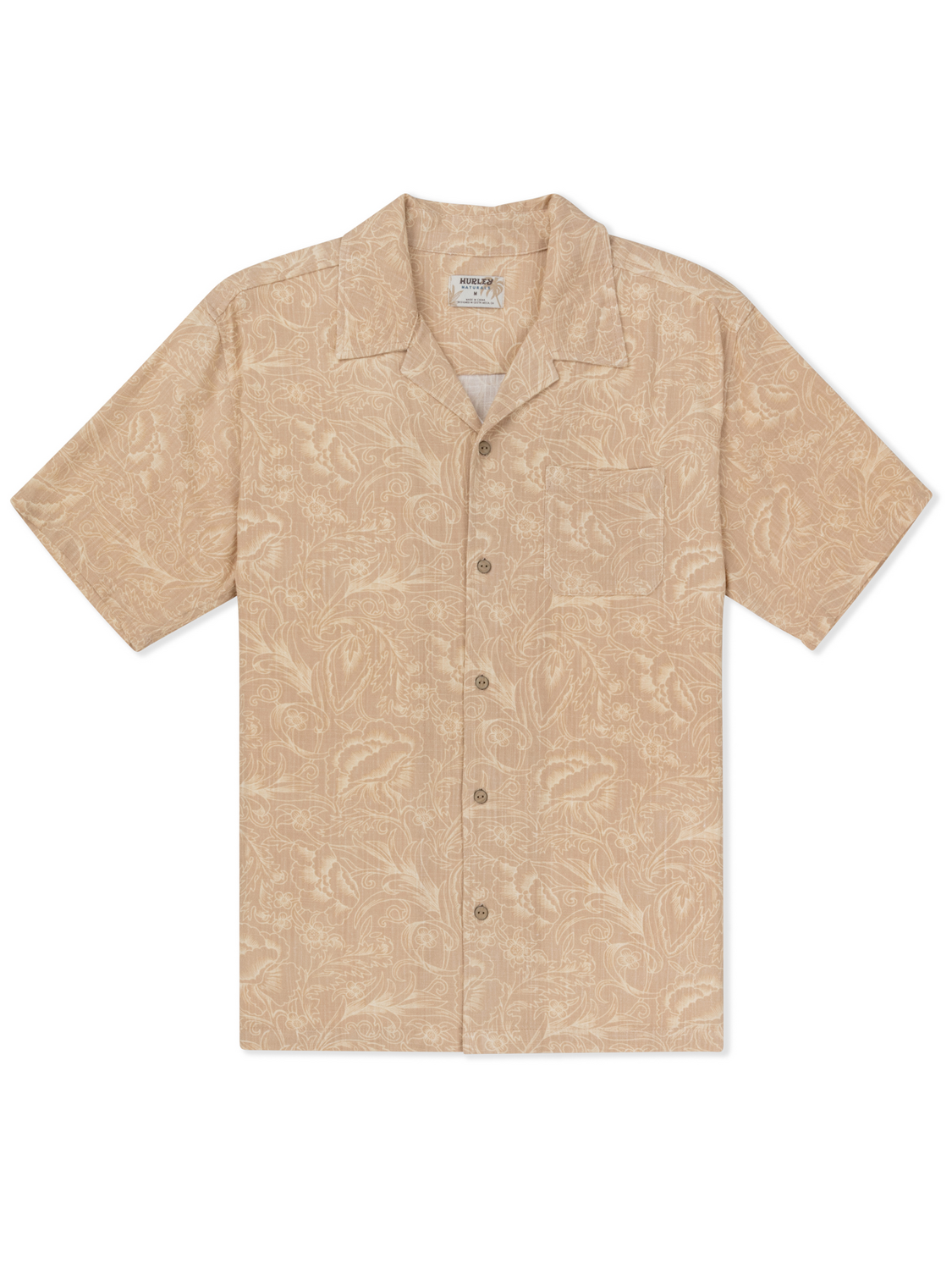 Lisbon Camp Short Sleeve in Hazelnut