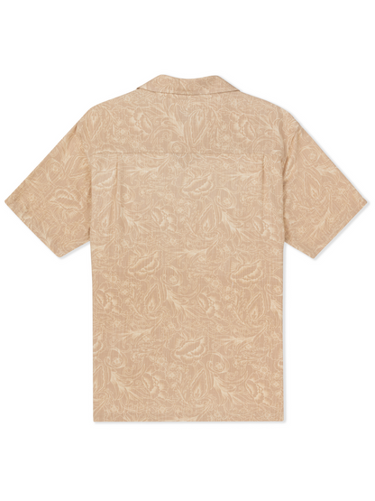 Lisbon Camp Short Sleeve in Hazelnut