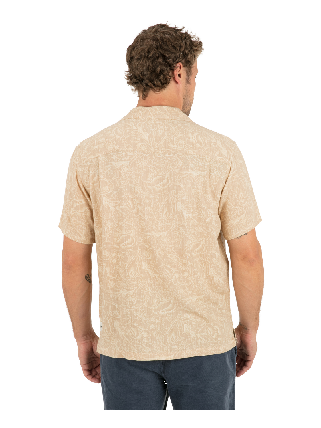 Lisbon Camp Short Sleeve in Hazelnut