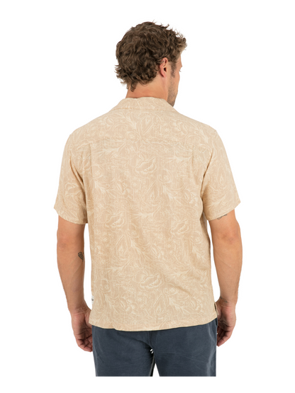 Lisbon Camp Short Sleeve in Hazelnut