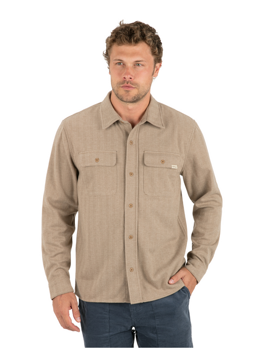 Hurley x Mikey DeTemple Woolsy Flannel Long Sleeve in Woodside
