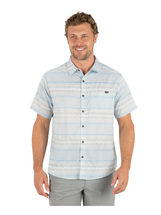 Newport Stripe Short Sleeve in Mystic Blue