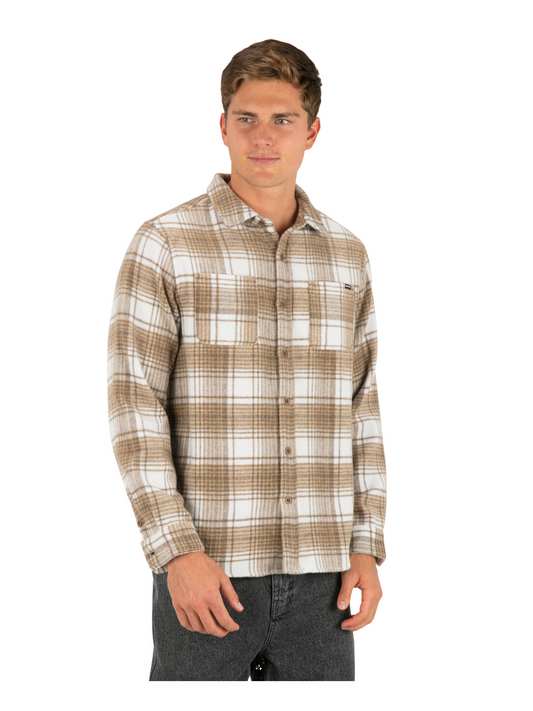 Eugene Heavyweight Flannel Long Sleeve in Woodside
