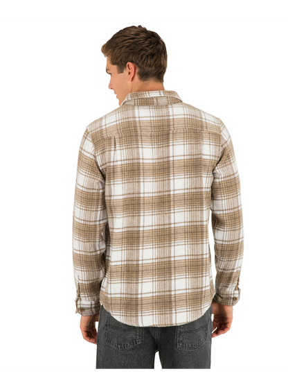 Eugene Heavyweight Flannel Long Sleeve in Woodside