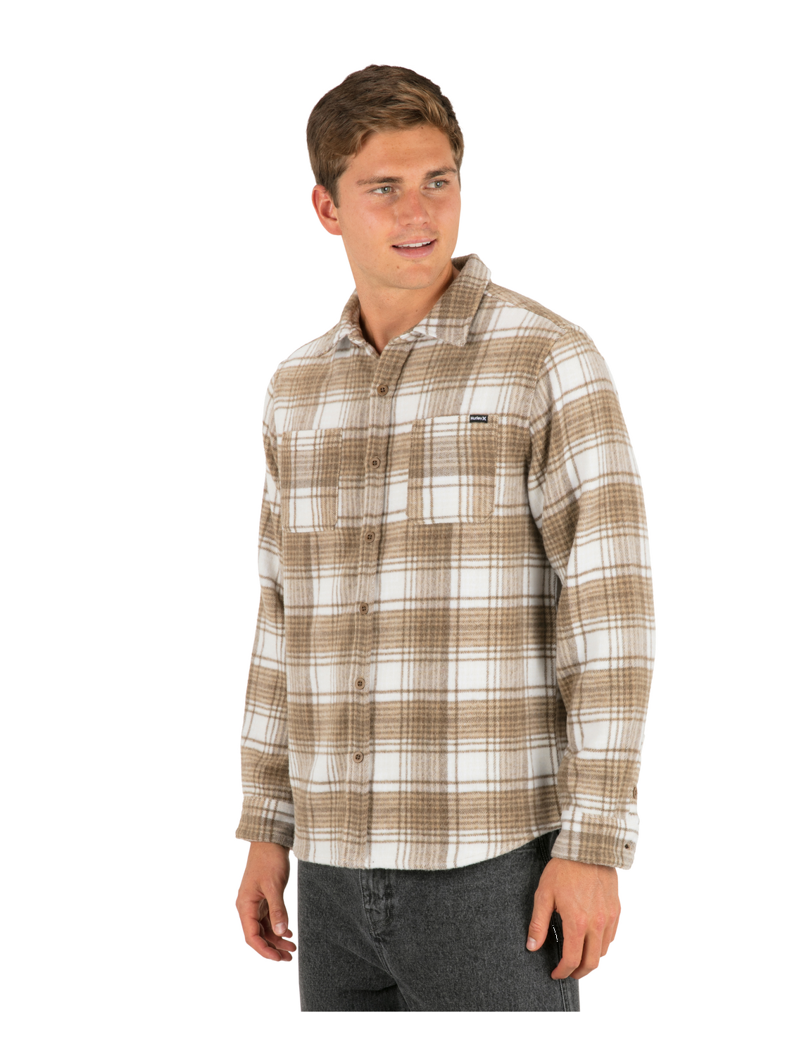 Eugene Heavyweight Flannel Long Sleeve in Woodside