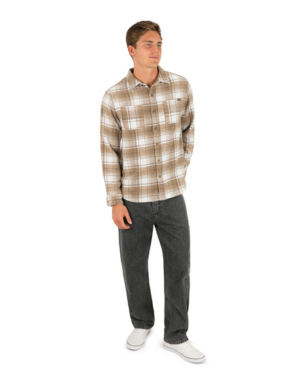 Eugene Heavyweight Flannel Long Sleeve in Woodside