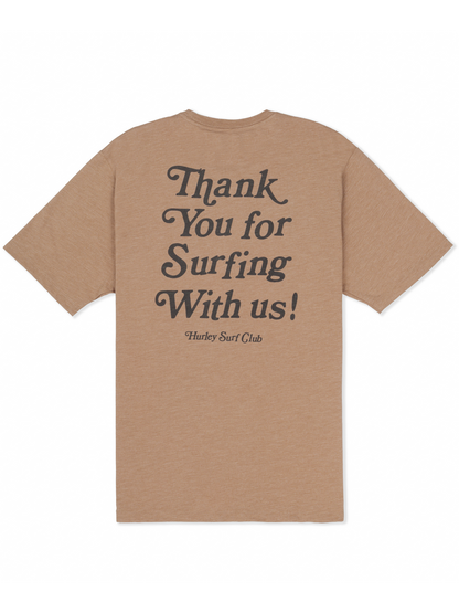 Thank You Slub Short Sleeve in Bristlecone