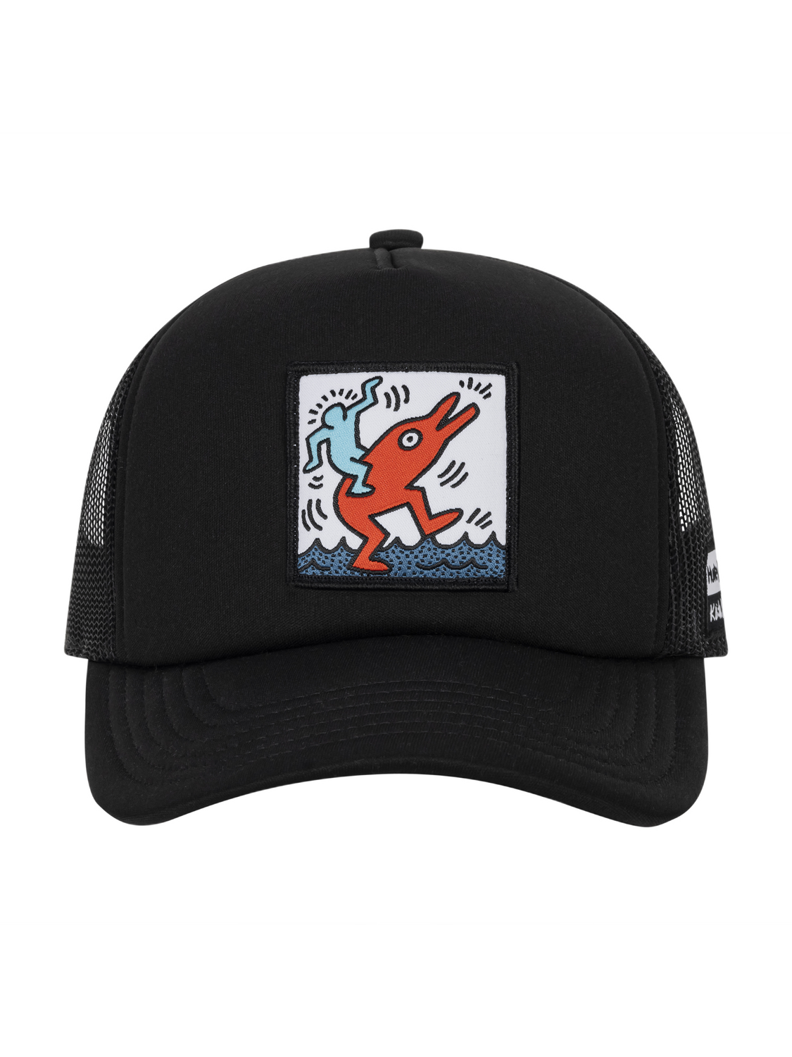 Hurley x Keith Haring Drop In Trucker Hat in Black