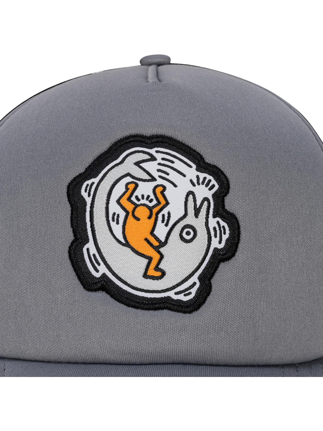 Hurley x Keith Haring Drop In Trucker Hat in Wolf Grey