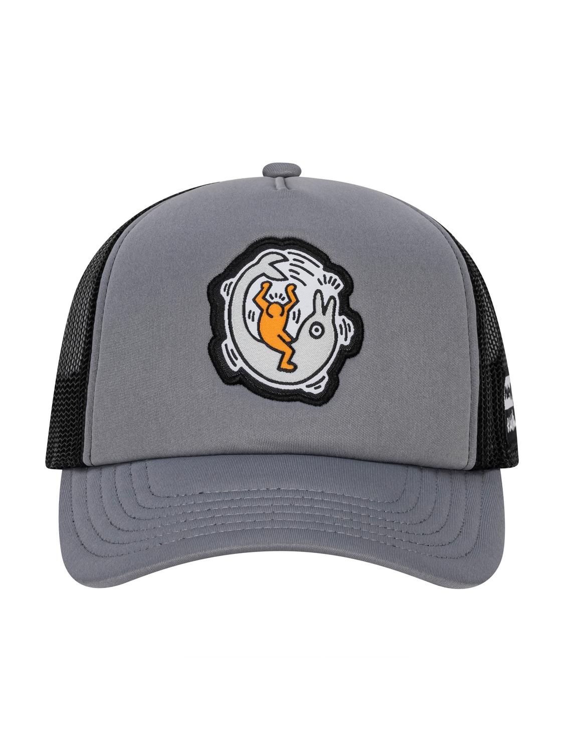 Hurley x Keith Haring Drop In Trucker Hat in Wolf Grey