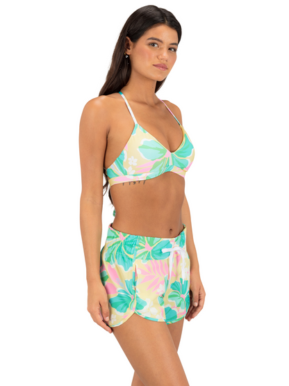 Aloha Aquas 2.5" Boardshort in Floral Chamomile