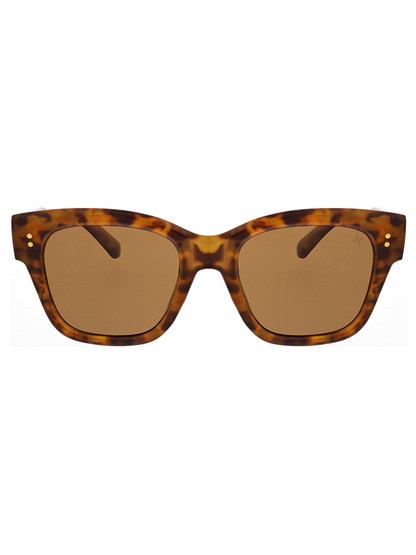 Morrisey Oversized Sunglasses in Amber Demi