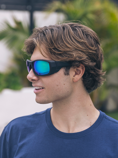 Kahuna Floatable Sunglasses in Rubberized Black