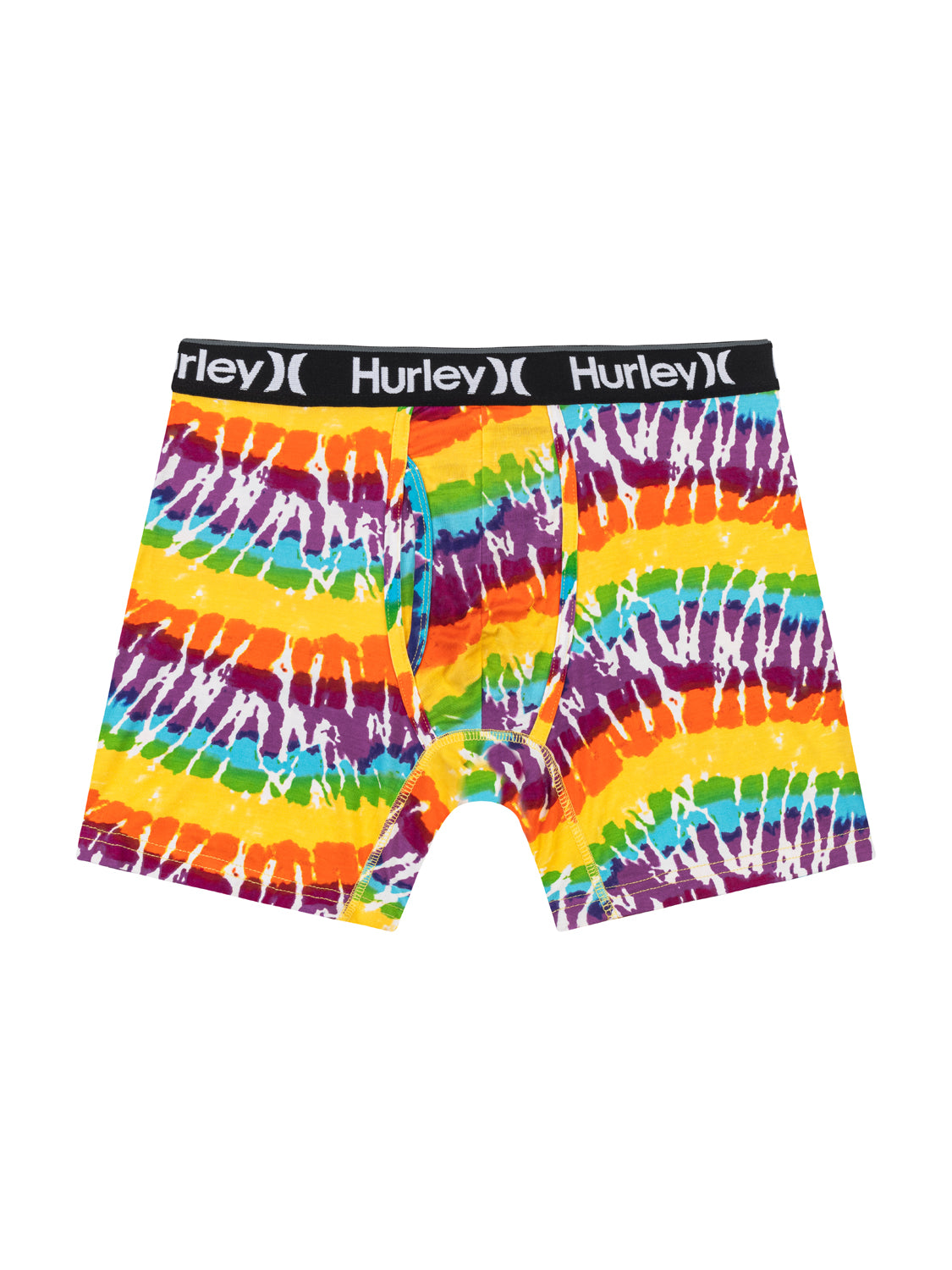 Wave Tie Dye Boxer Brief in Multi Holograph