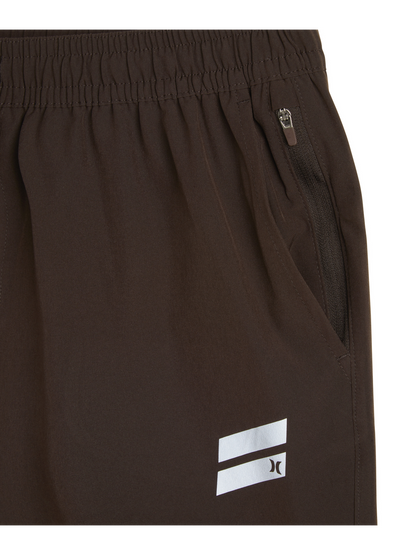 Exist Slash Logo Light Weight Sport Short in Brown