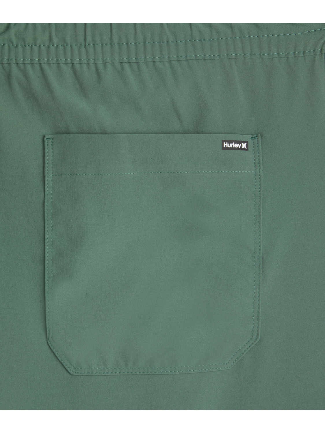 Exist Slash Logo Light Weight Sport Short in Duck Green
