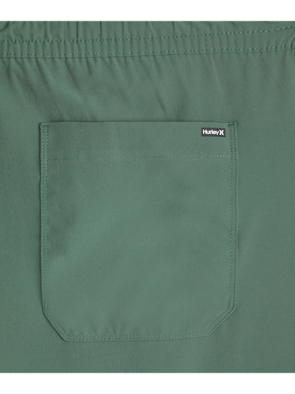 Exist Slash Logo Light Weight Sport Short in Duck Green