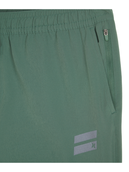 Exist Slash Logo Light Weight Sport Short in Duck Green