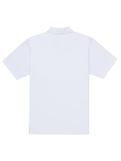 Icon Slub Polo Short Sleeve in White
