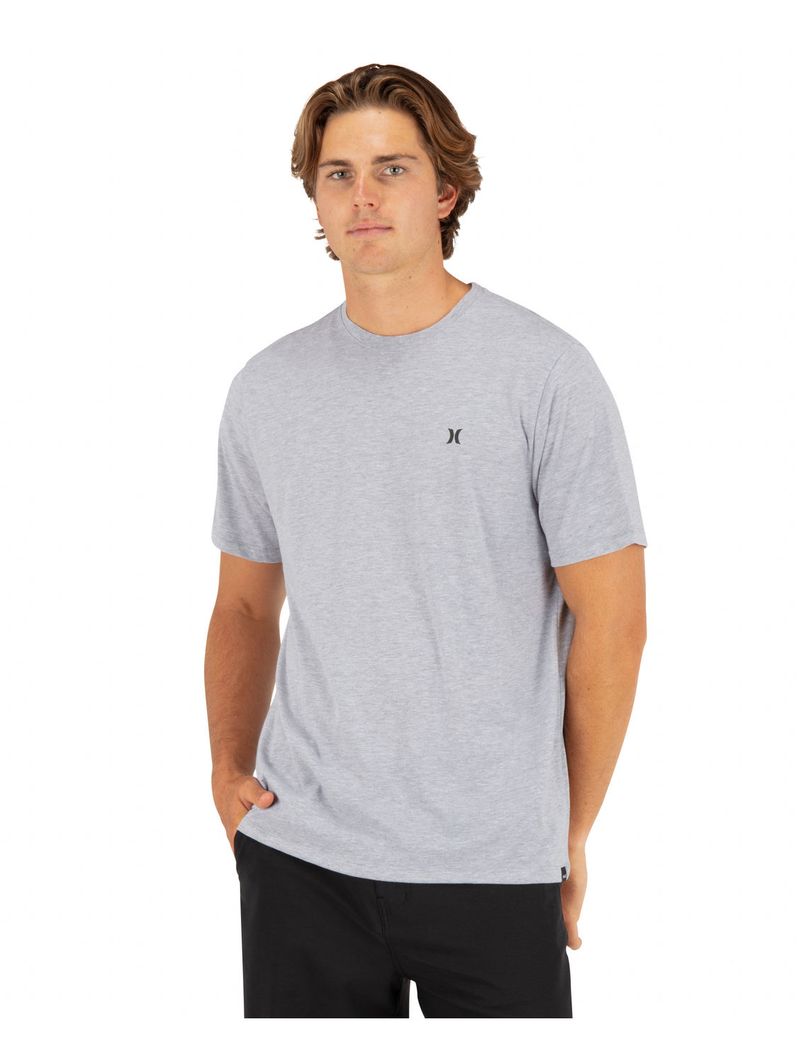 Icon Tee Short Sleeve in Dark Grey Heather