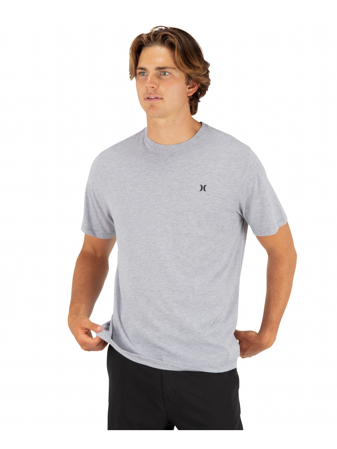 Icon Tee Short Sleeve in Dark Grey Heather