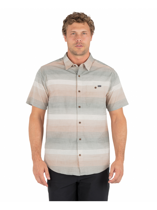 Lido Stripe Short Sleeve in Great White