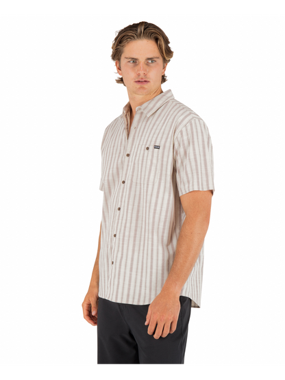 Lido Stripe Short Sleeve in Bone