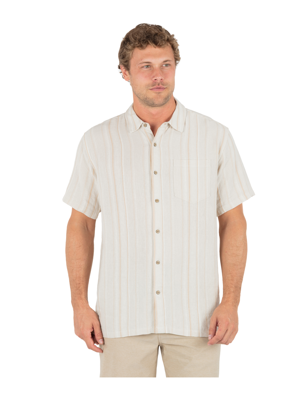 Oceanside Short Sleeve in Bone