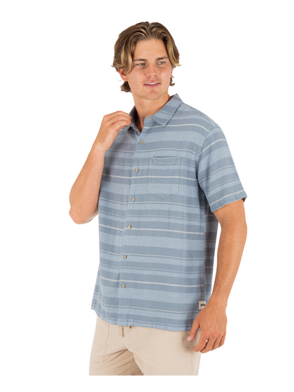 Oceanside Short Sleeve in Worker Blue