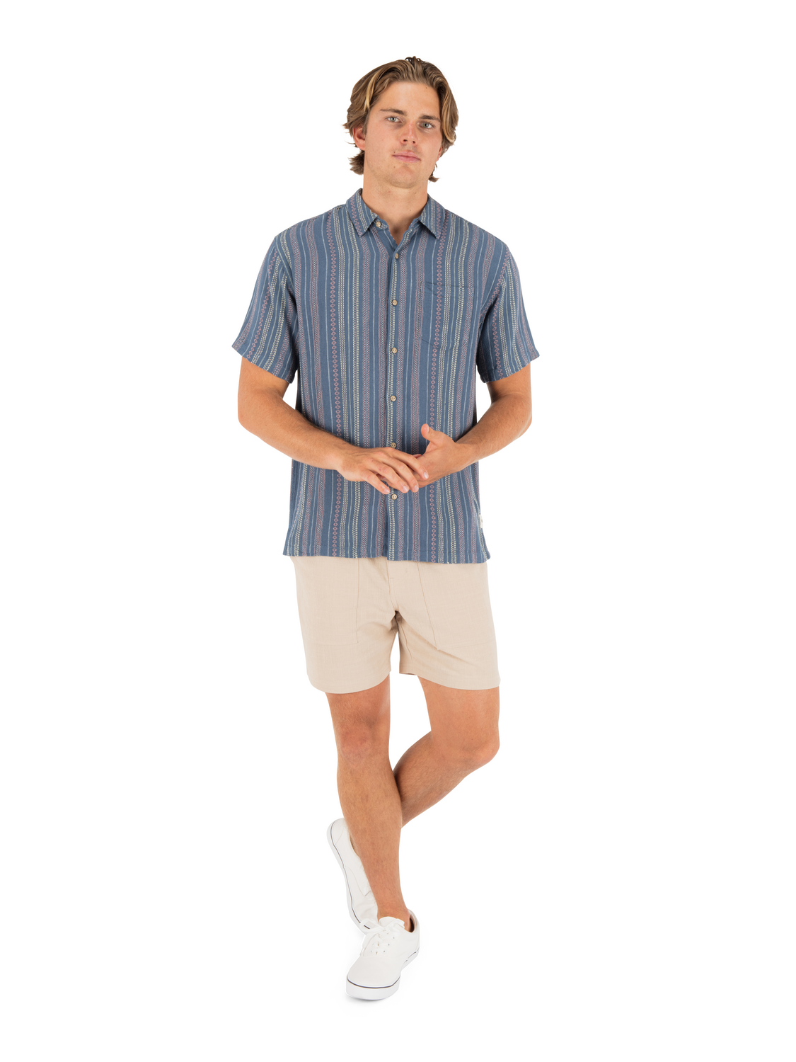 Oceanside Short Sleeve in Monsoon
