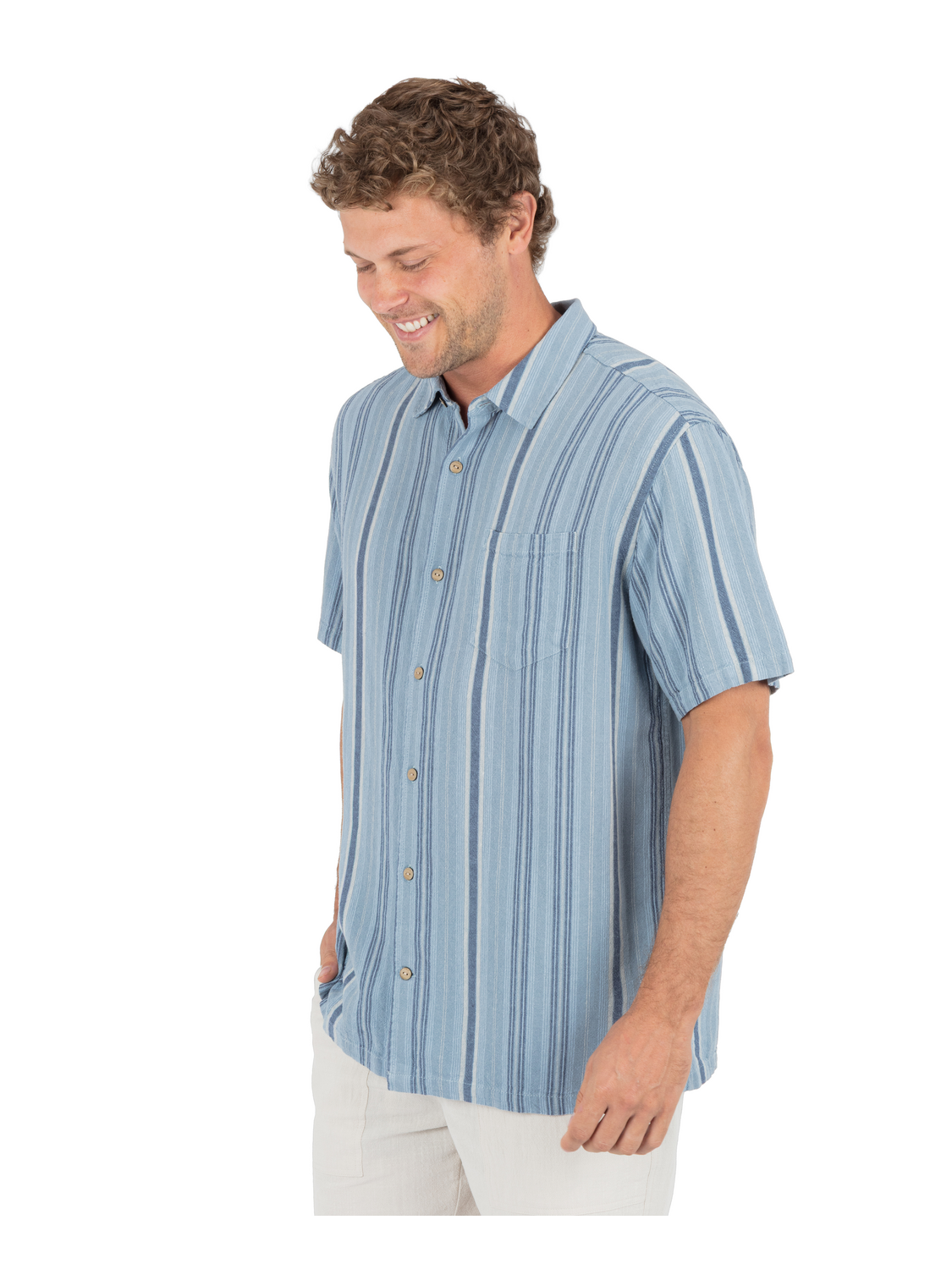 Oceanside Short Sleeve in Spring Breeze