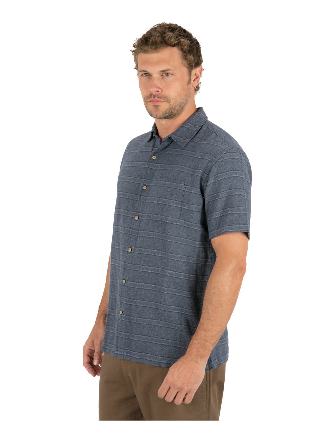 Oceanside Short Sleeve in Monsoon Combo