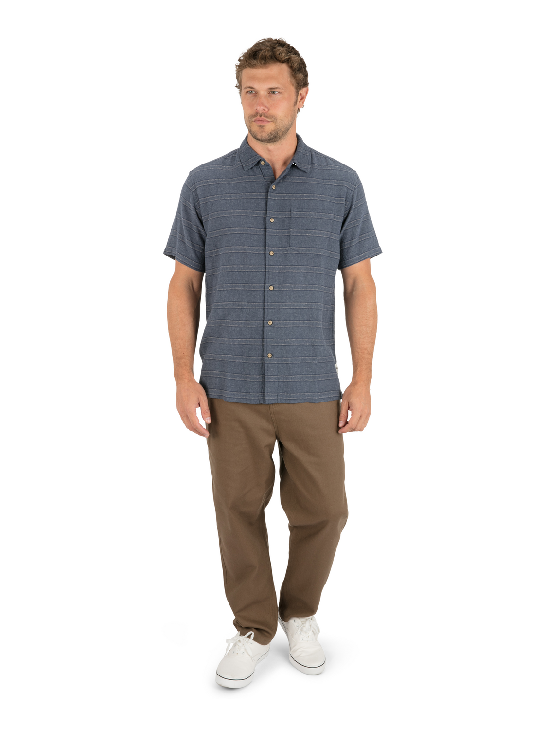 Oceanside Short Sleeve in Monsoon Combo
