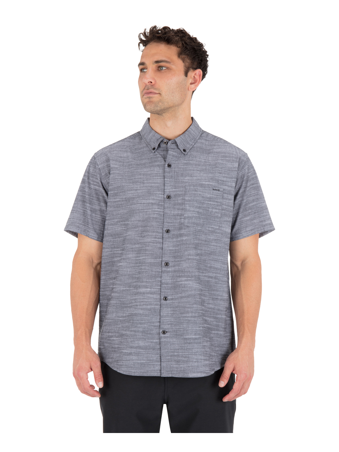 Icon Stretch Short Sleeve in Black
