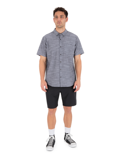 Icon Stretch Short Sleeve in Black