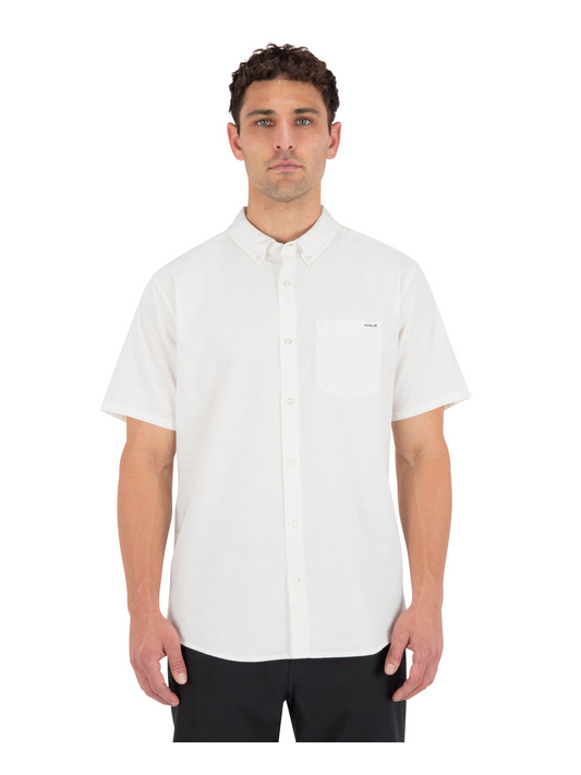 Icon Stretch Short Sleeve in White