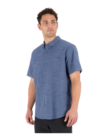 Icon Stretch Short Sleeve in Obsidian