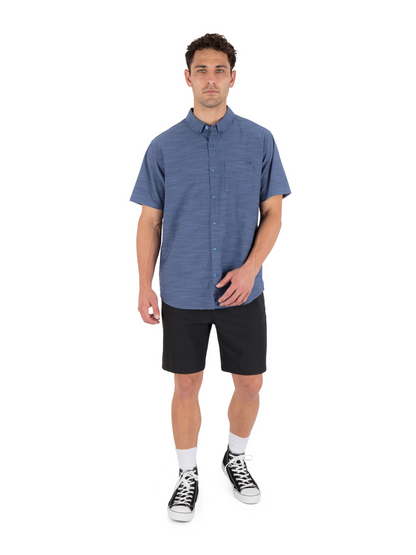 Icon Stretch Short Sleeve in Obsidian