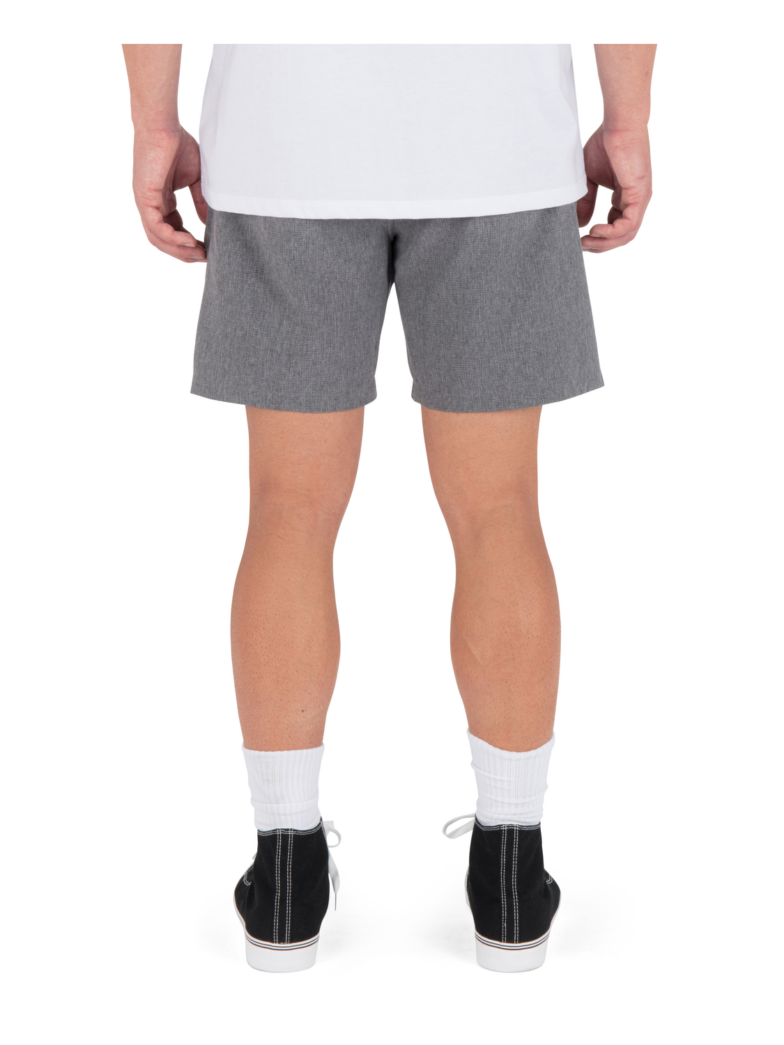 Phantom Flow Volley Walkshort 18" in Black Heather