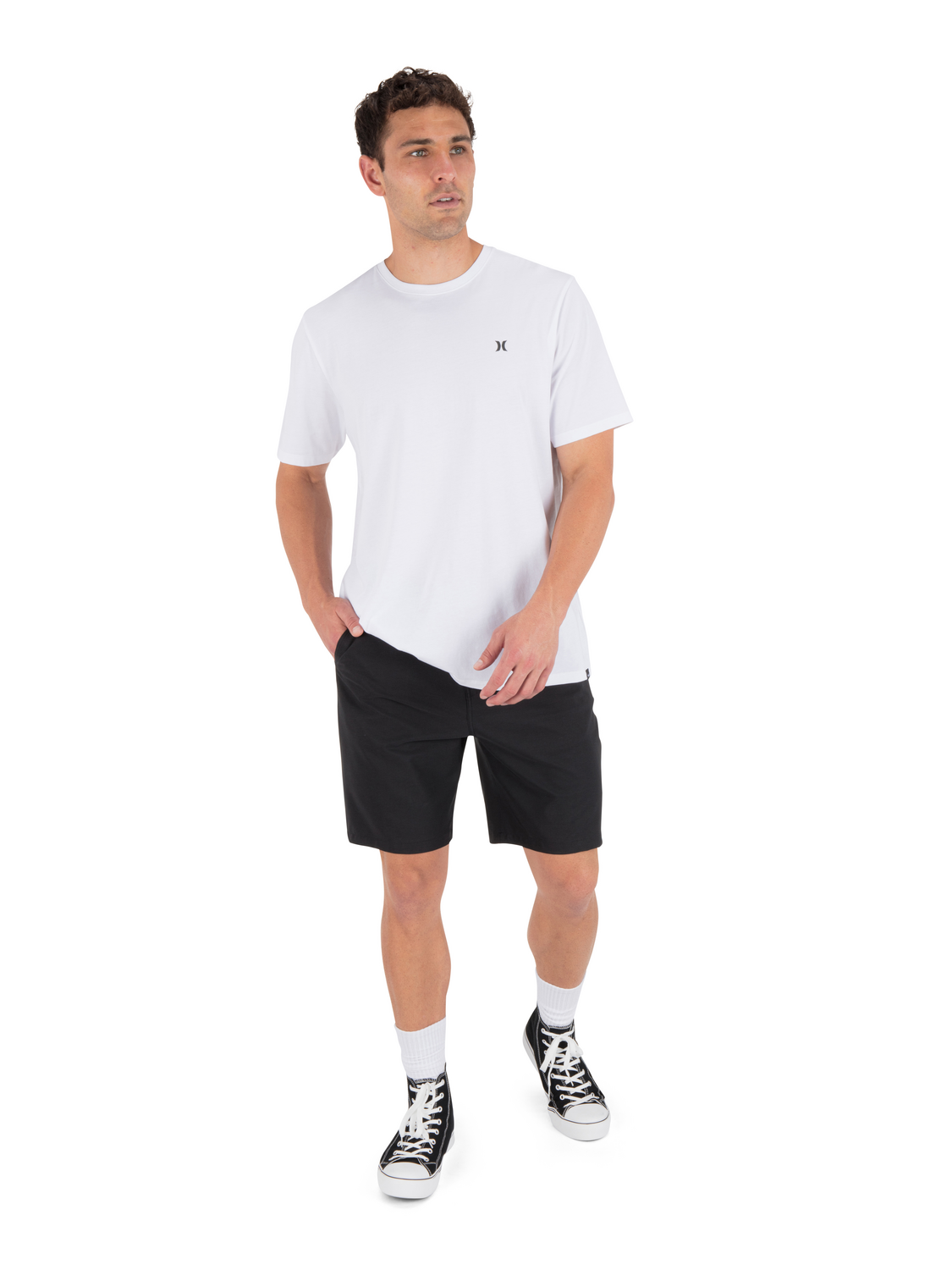 Phantom Heather Walkshort 20" in BLACK