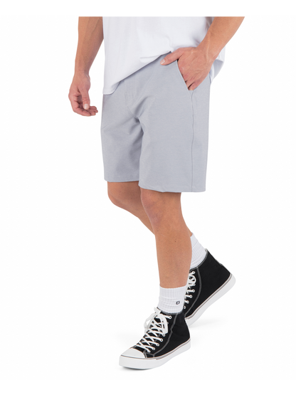 Phantom Heather Walkshort 20" in Light  Stone Grey