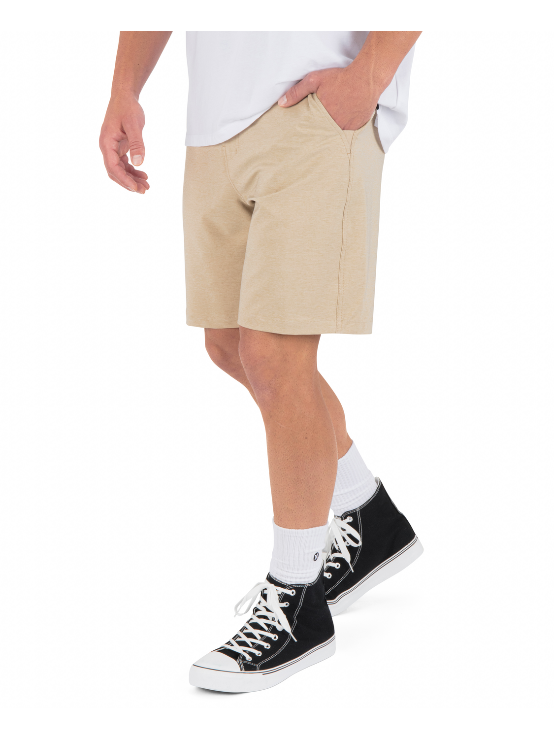 Phantom Heather Walkshort 20" in KHAKI