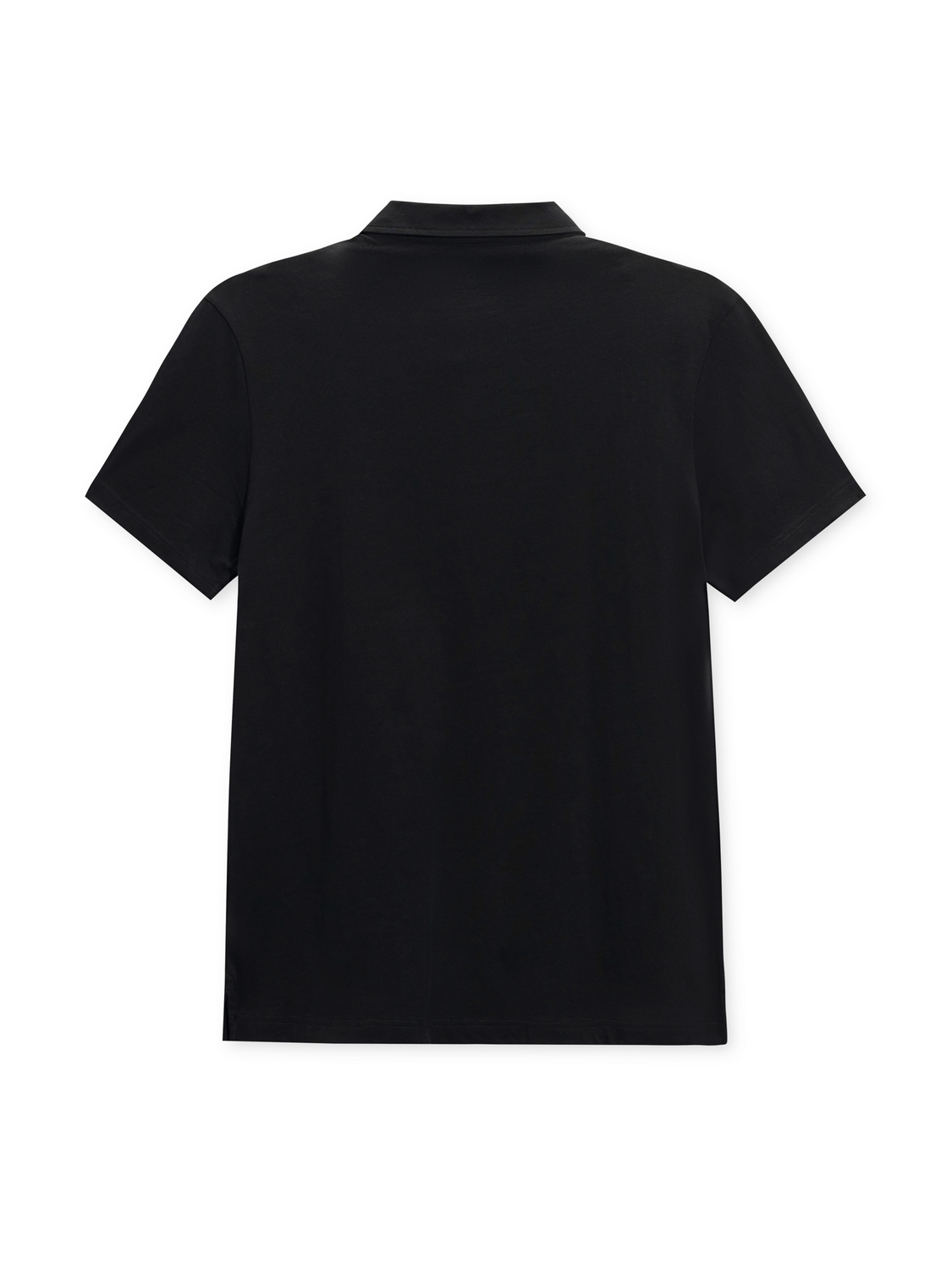 Icon Short Sleeve Polo in Black