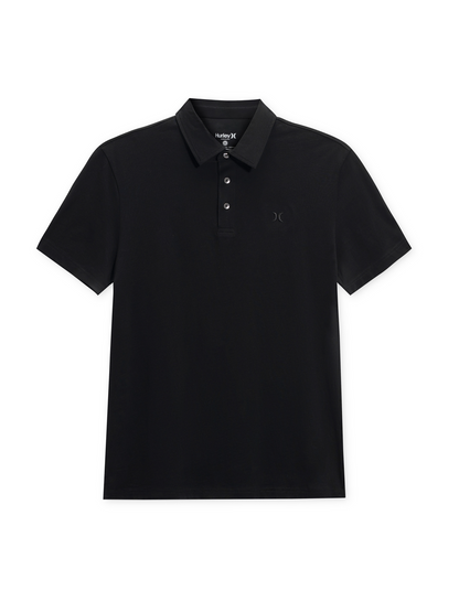 Icon Short Sleeve Polo in Black